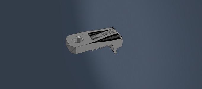 Reinforced Front Clamp for ToolHead V1.0 V-core 4 and 3.1