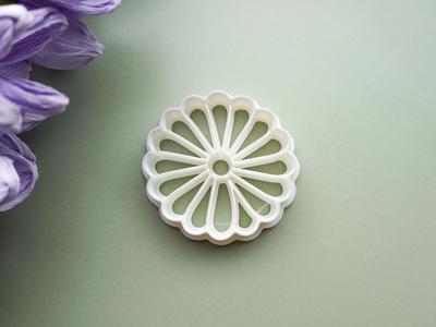 16 Petal Flower Clay Cutter For Earrings Necklaces