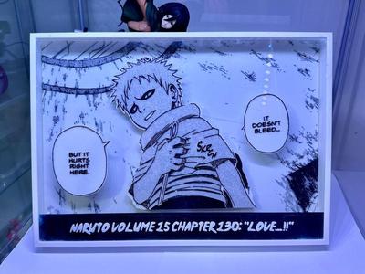 Naruto Gaara Manage Panel 3D Diorama Scene