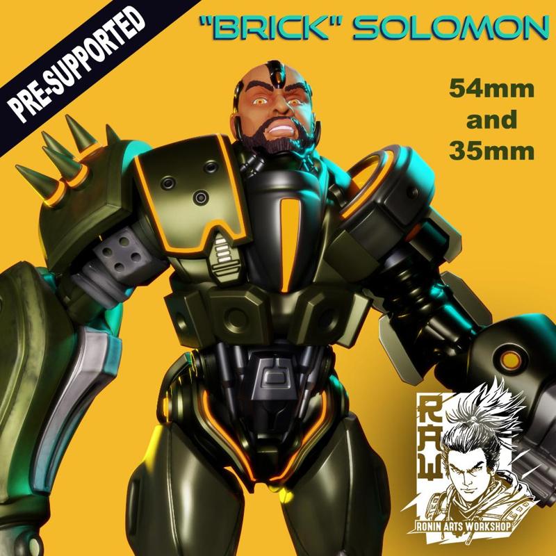 Brick Solomon - Cyberpunk Enforcer