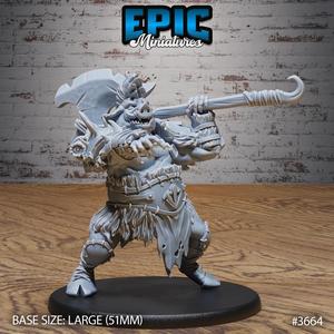 Boar Folk Outlaw Mockery / Wereboar Bandit / Evil Horned Humanoid / Bulky Shapechanger / Pig Warrior / Forest Encounter