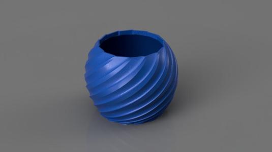 Spiral pot