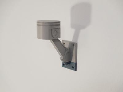piston wall hook