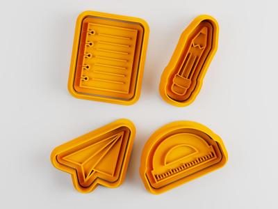School Cookie Cutter Set