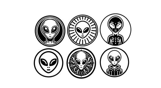 Leather Stamp 65mm Friendly Alien 1.stl