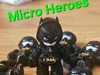 Batman micro hero articulating flexi