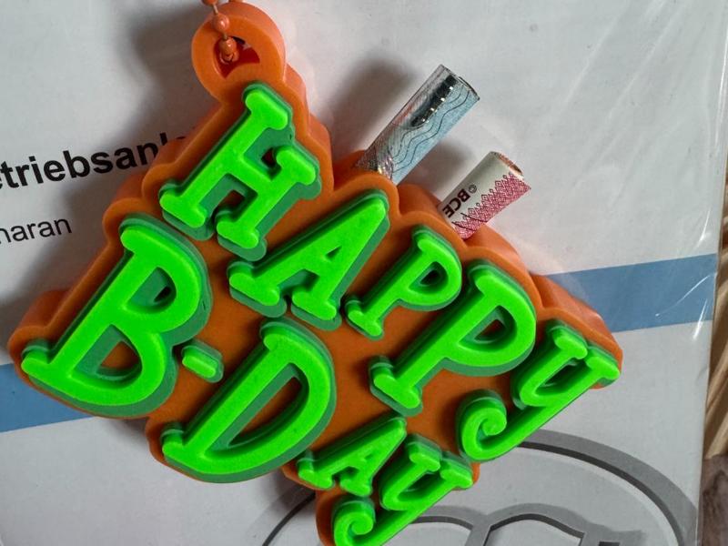 Birthday Pendant
