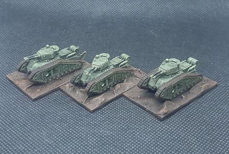 8mm Sigilates Heavy Tank With 360 Turret