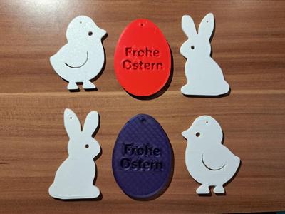 Easter Decoration for Hanging – Bunny, Chick & Egg