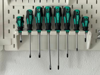Ikea Skadis screwdriver holder