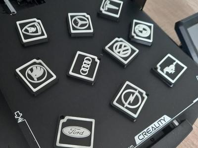 Car Brands Logo Keychains