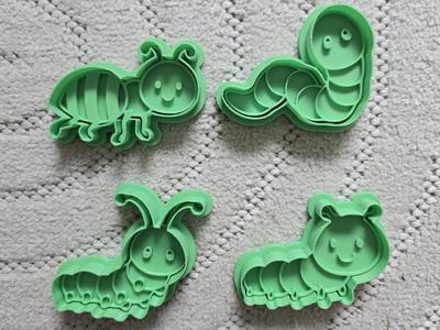 Cute Insect Cookie Cutter Playdoh Clay Animal Fun