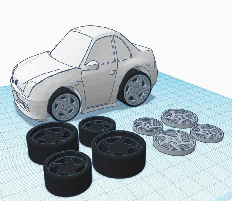 Honda Prelude Cute (BIG) (WHEELS) (BLADES)