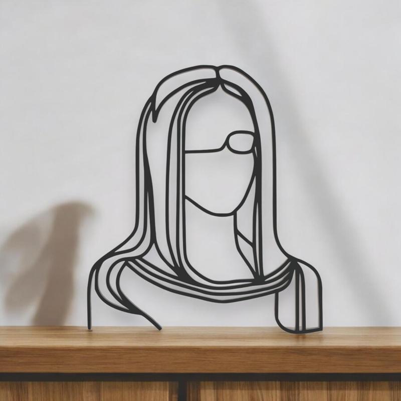 Mona Lisa Line Art - Desktop Line Art
