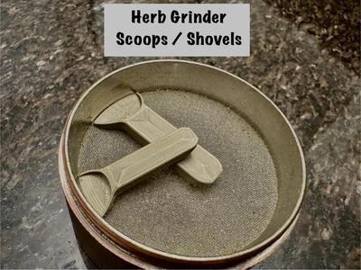 Herb Grinder / Kief Scooper Shovels