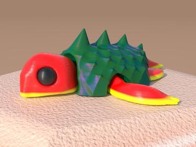 Alabama's Past: A Calcarichelys - Turtle Flexi