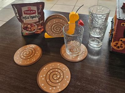snail coaster for apero 