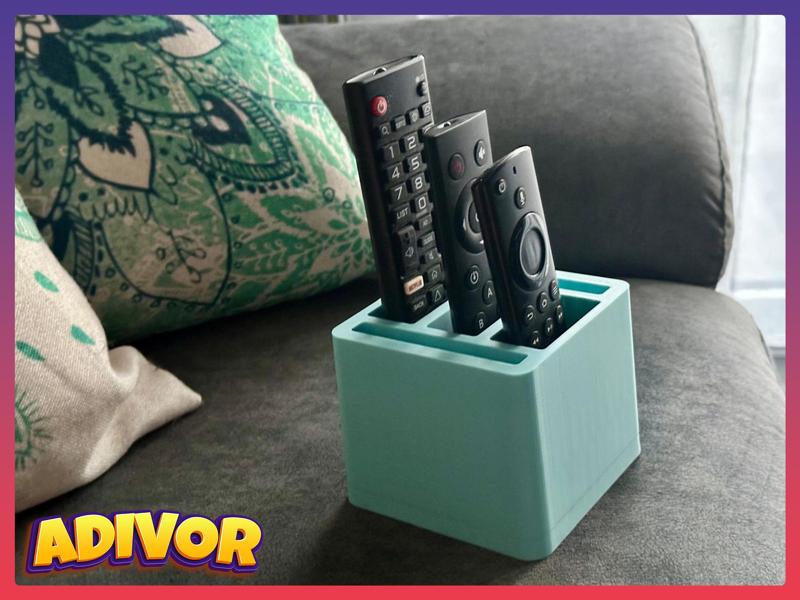 Minimal remote control holder with EXTRA