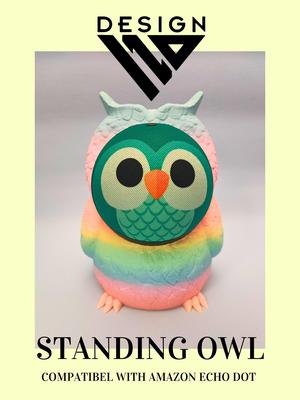 Standing Owl - COMPATIBLE with Amazon Echo Dot