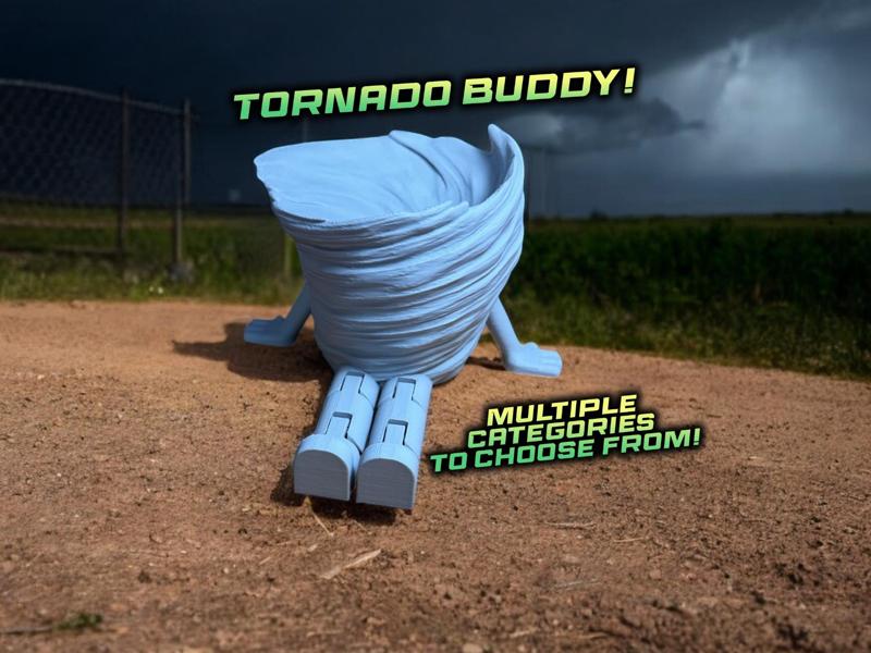 Tornado Buddy: EF1-EF5 Scale Buddy (No Supports)