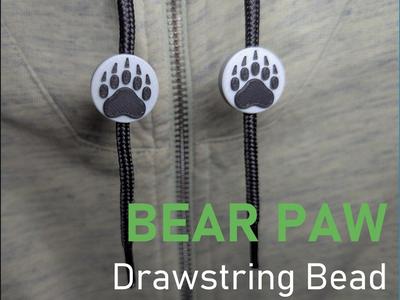 Bear Paw - Drawstring Bead