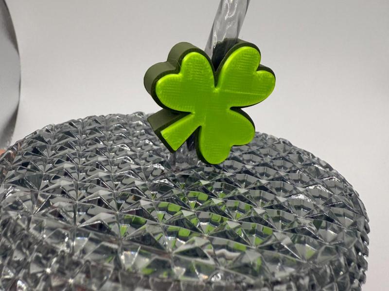 Shamrock St Patrick's Day Straw Topper