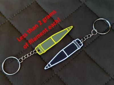 Artillery shell keychain