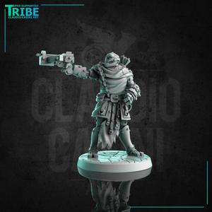 (0248) Male warforged ranger rogue thief with one hand crossbow