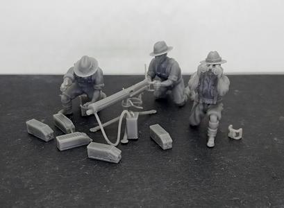 28 mm Gurkha Vickers 303 MMG and crew