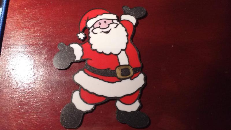 Santa Claus 5 color Refrigerator Magnet for MMU