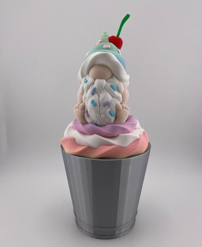 Milkshake Cherry Gnome Container