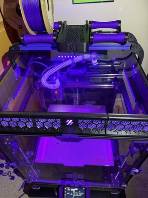 Voron 2.4/Trident Top Hat Roof Rack Filament Roller Mount
