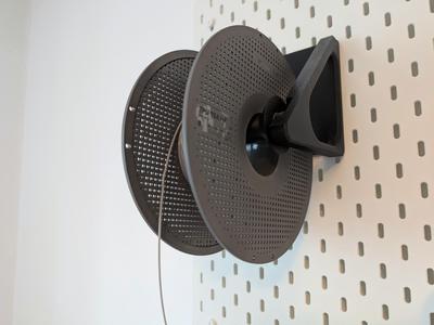 Low Friction Spool Holder for IKEA Skadis