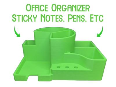 Office Organizer: Sticky Notes, Pens, and More!