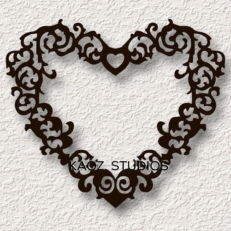 celtic heart frame wall art gothic love wall decor valentines day decoration