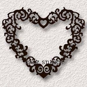 celtic heart frame wall art gothic love wall decor valentines day decoration
