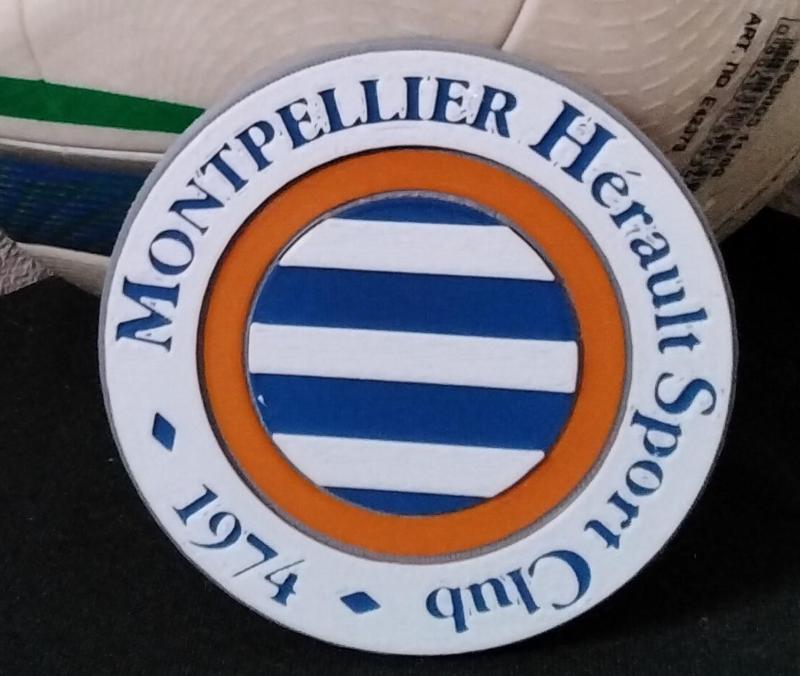 Montpellier Hérault Sport Club (MHSC) coaster or plaque