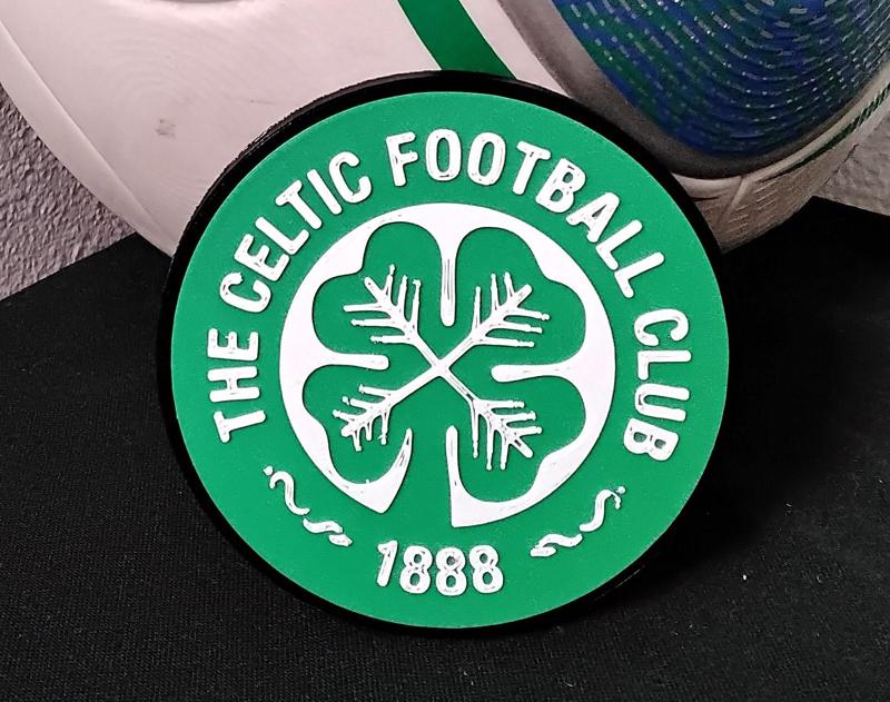 Convex The Celtic Football Club coaster or plaque