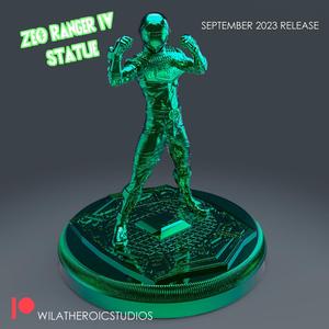 Zeo Ranger IV Statue