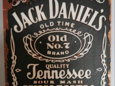 Jack Daniels Wall Plate Hueforge