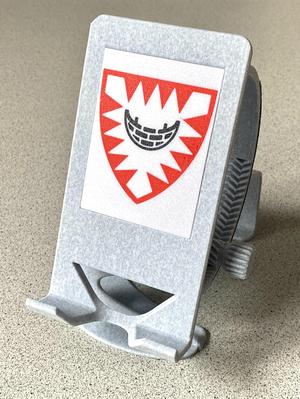 Multi-color Cover Plate for revised Phone Holder (here: Crest of Kiel)