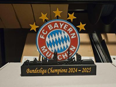 FC Bayern München Bundesliga Champion 2024-2025