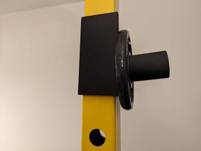 Olympic Plate Holder for Power Racks (2in, 2.35in, and 3in models included!)