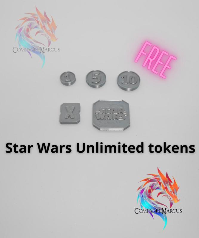 Star Wars Unlimited Tokens Set / No supports