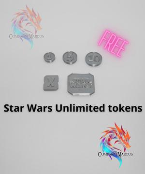 Star Wars Unlimited Tokens Set / No supports