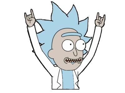 Tiny Rick Keychain 