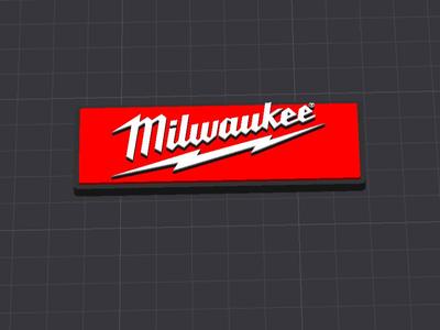 Milwaukee Logo for Ryobi Drill Press