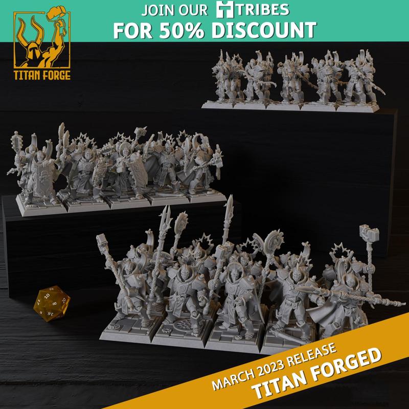 Automaton Knights - Titan Forged - Titan Forge Miniatures March 2023