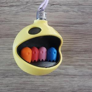 Boule de Noël Pacman