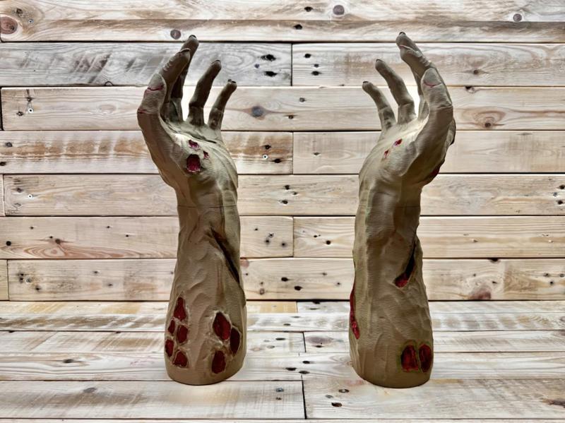 Zombie Arm Set (both left and right) garden stake decoration